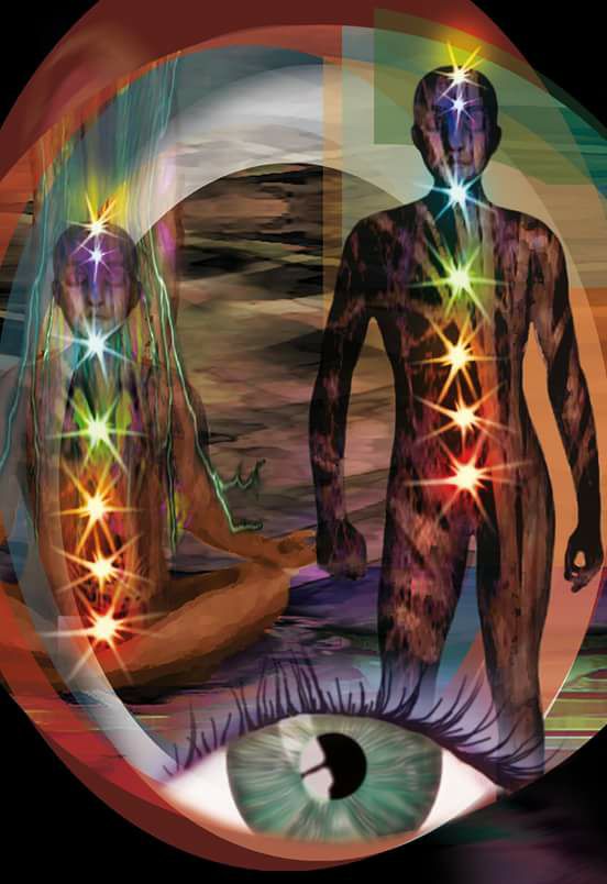 Cartographie intérieure — corps, chakras et regard